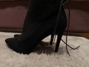 BOLD Mesh Glitter Heels