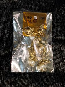 Gold Tone Drop Earrings