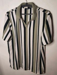 Striped Zudio Polo Shirt - XXL