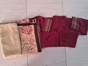 Saree With Blouse