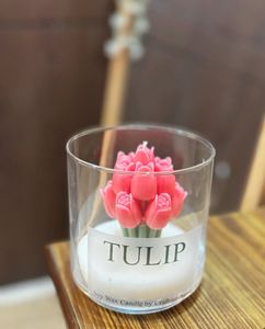 Tulip jar Candle