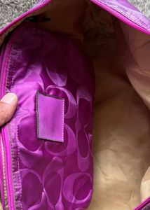 Coach Tote Hobo With Matching CoachMakeup Ki