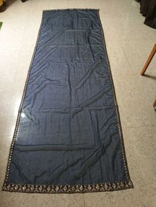 Organza Navy Blue New Dupptta