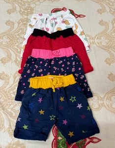 Kids Shorts Pack Of 4