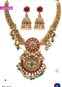 Priyaasi jewellery gold plated temple