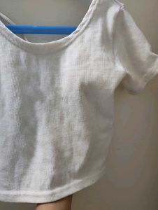 Crisscross Back Crop Top