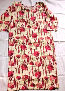Floral Print Kurta