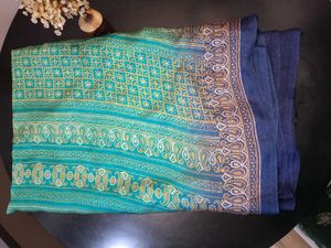 Beautiful Turquoise Saree💙