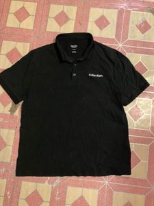 Calvin Klein Black Polo T-Shirt