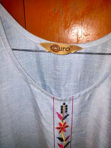 Aura Light Blue Kurta