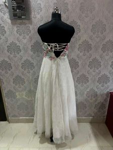 Elegant Floral Corset Gown