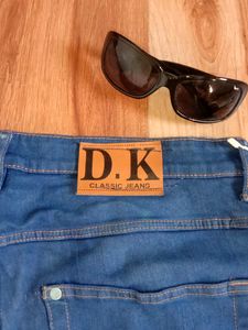 Denim Blue Straight Fit Jeans