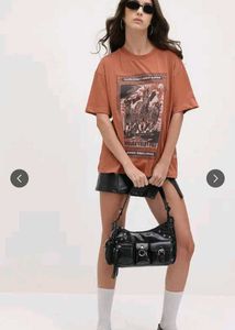 Graphic Zebra Print Tee