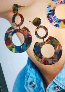 Colorful Statement Earrings