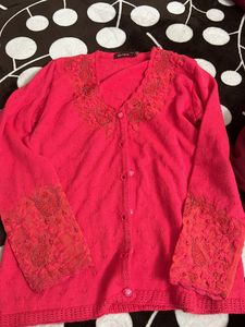 Ladies Cardigan Sweater Like New