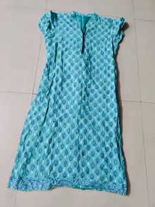 Beautiful Thick Cotton Printed Kurti For Women