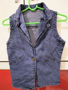 Denim Vest Jacket