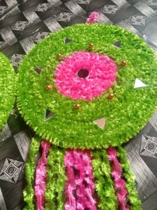 fur woolen wall hanging