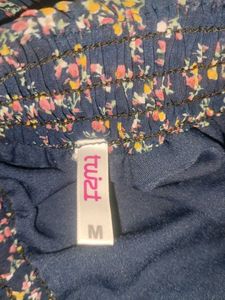 Floral Print Pleated Skirt