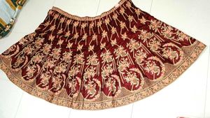 Maroon Embroidered Lehenga Choli