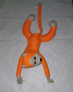 Orange Plush Monkey