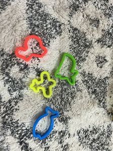 colourful clay set