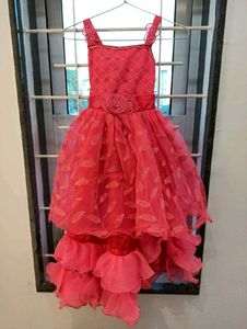 Pink beautiful frock for 6-8 y/o girls