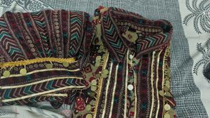 Paisley Print Tunic Top