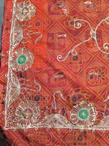 Vintage Aari Tari Saree Gujarati Gharchola