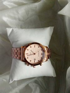 Rose Gold Watch with Stones And A Silver One