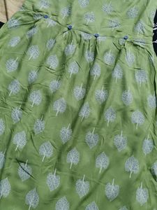 Pista Green Beautiful Kurthi