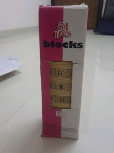 51 Pcs Jenga Blocks