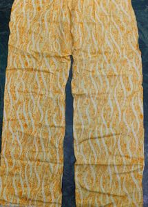 Embroidered Yellow Kurta With Trouser