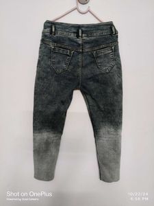 Acid Wash Denim Jeans