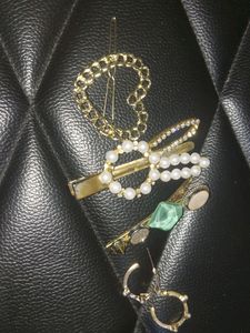 Korean Clips  And Hairband Combo