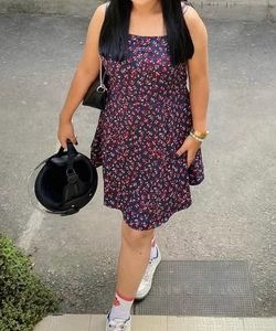 Floral Print Mini Dress