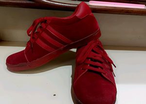 Brand New Red Sneakers Casual Wear Adidas Shoes