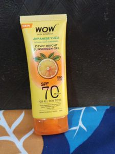 WOW Japanese Yuzu Sunscreen SPF 70
