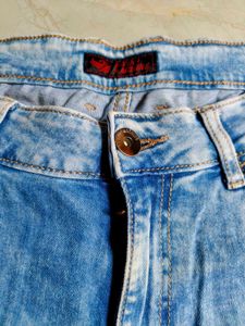 34 Inch Flying Machine Slim Tapered Blue Jeans