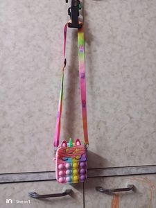 Unicorn Pop it Sling Bag For Kids