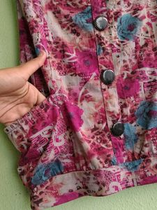 Floral Button-Down Dress