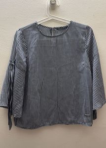 Striped Bell Sleeve Top