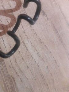 Black Metal Hair Comb