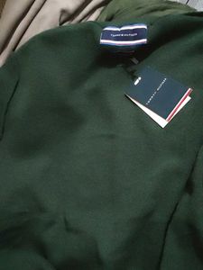 Tommy Hilfiger Green Sweater Brand New
