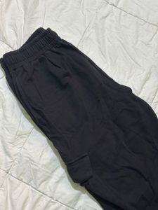 Black Cargo Sweatpants