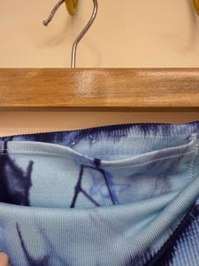 Victoria Sectret Pink Blue Tie Dye Leggings