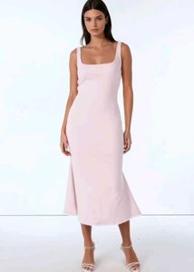 Pink Slip Dress