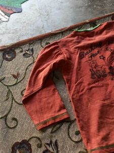We Are Selling A T-shirt For Under 2 Years Child.