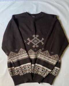 Patterned Knit Sweater