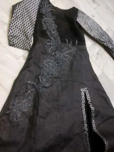 Party Wear Side Cut Gown